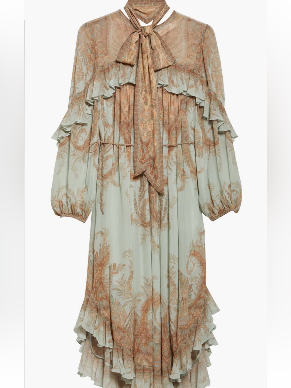 Zimmerman Paisley Long Sleeve Midi Dress - Picture 5 of 6